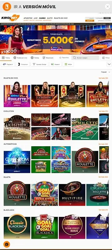 Nuevo casino Kirolbet