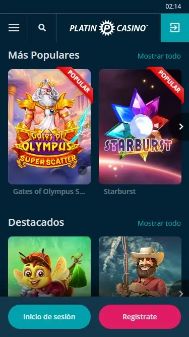 Nuevo casino PlatinCasino