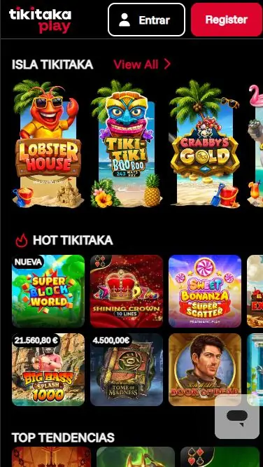 Nuevo casino TikiTaka Play