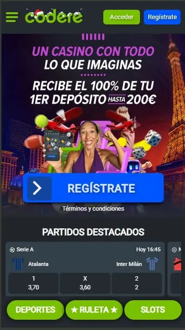 Pagina principal Codere Casino