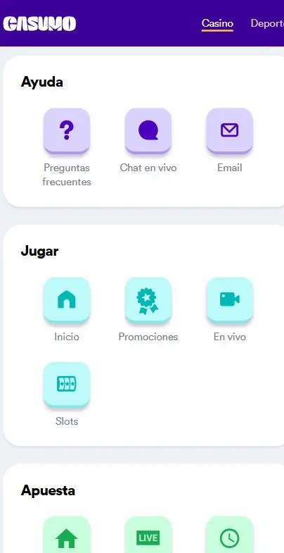 Atención al cliente en Casumo