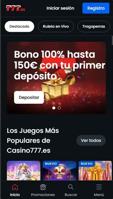 Pagina principal Casino777