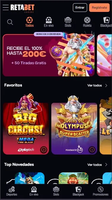 Retabet pagina inicial