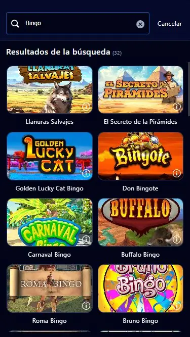 Resultados de bingo con Don Bingote y Buffalo Bingo en William Hill